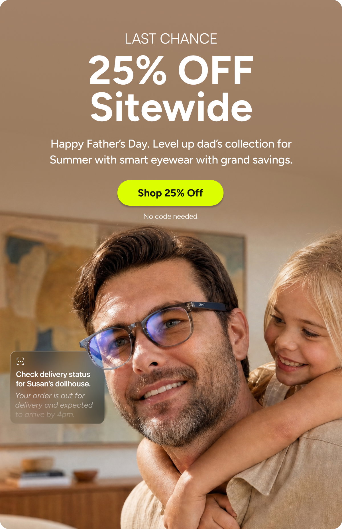 Save 25% sitewide