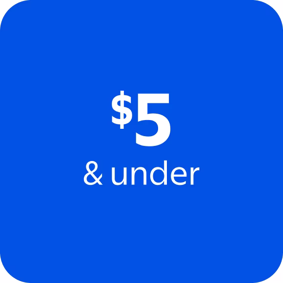 $5 and under