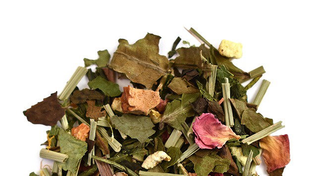 Peach & Petals Flavored Green & White Tea