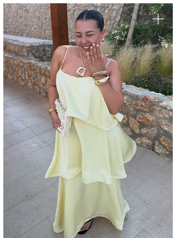 Becka Maxi Dress — Yellow