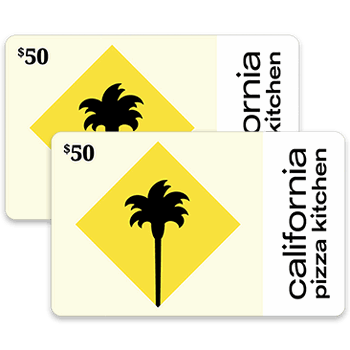 California Pizza Kitchen Two $50 eGift Cards ($100 Value)