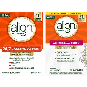 align Daily or Women's Dual Action Probiotic