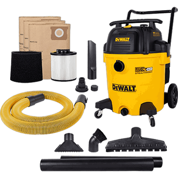 DeWalt 16 Gallon 6.5 PHP Stealthsonic Quiet Wet Dry Vacuum