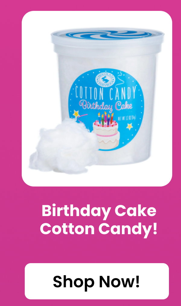 Birthday Cake Cotton Candy