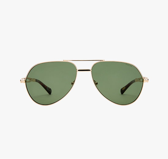 THE MONTANA SUNGLASSES GOLD GREEN
