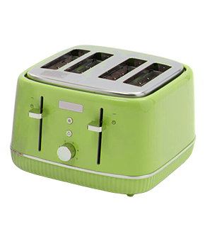Green toaster.