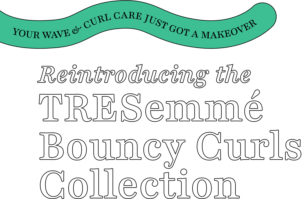 Your wave & curl care just got a makeover | Reintroducing the TRESemmé Bouncy Curls Collection