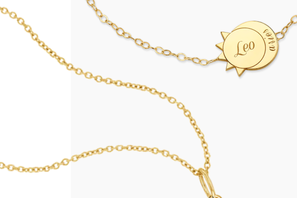 Birthstone Zodiac Oval Charm