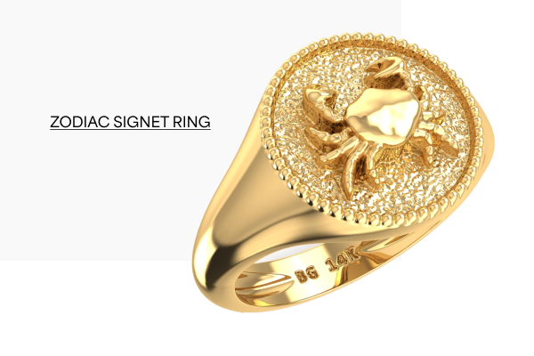 Zodiac Signet Ring