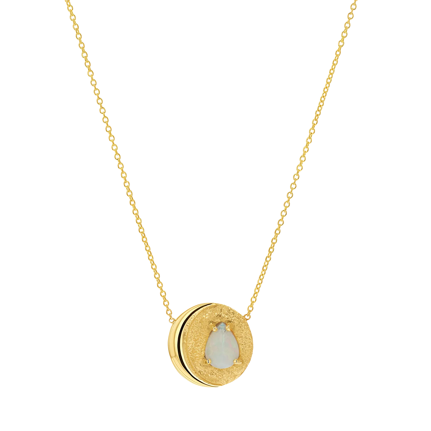 Image of Opal Moon Necklace