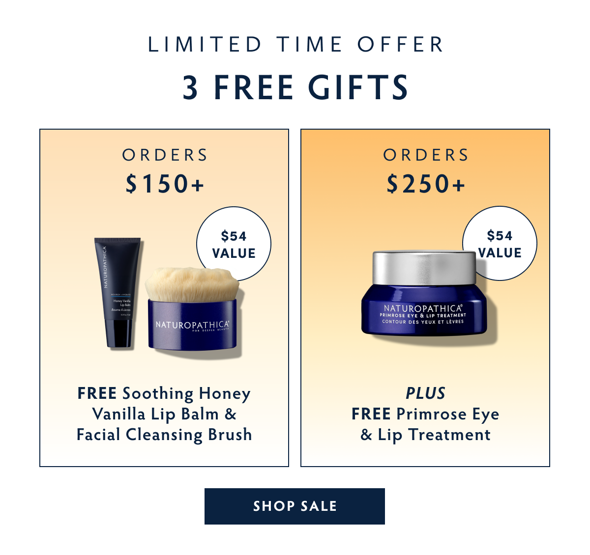 LIMITED TIME OFFER 3 FREE GIFTS