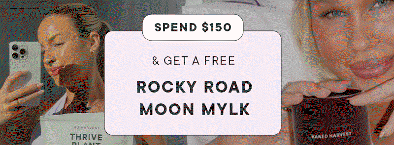 Spend $150 & get a free ROCKY ROAD MOON MYLK