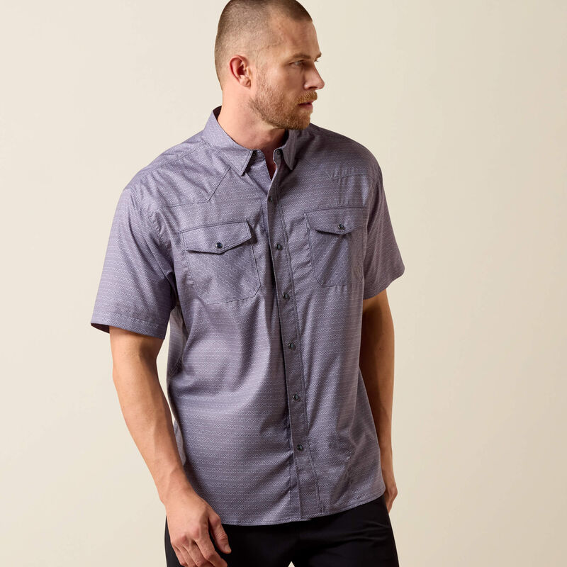 Printed Western VentTEK Classic Fit Snap Shirt