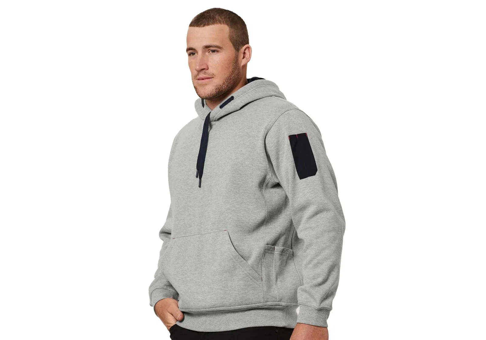 Image of Hard Yakka Mens Core Fleece Work Wear Hoodie