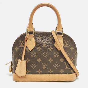 Alma XS Brown Coated Canvas an