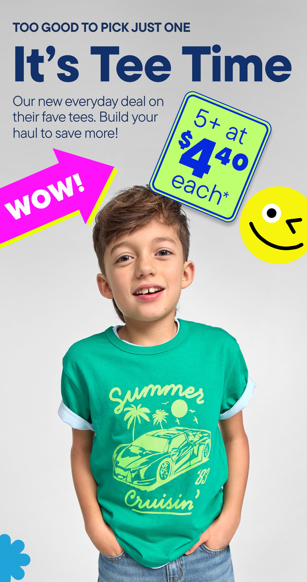 Graphic Tees 5+ for $4.40 each