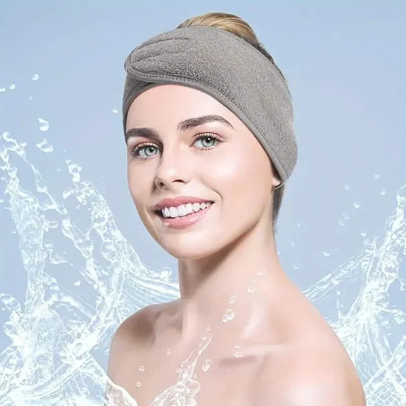 Image of Women's Adjustable Hairband with Soft Non-Slip Headscarf Makeup Headwear