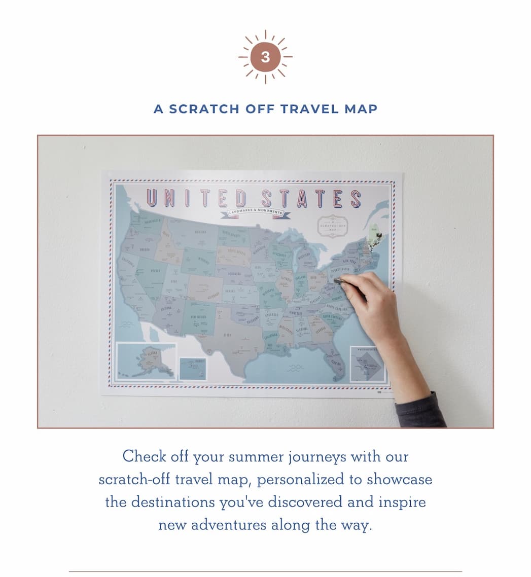 A Scratch Off Travel Map
