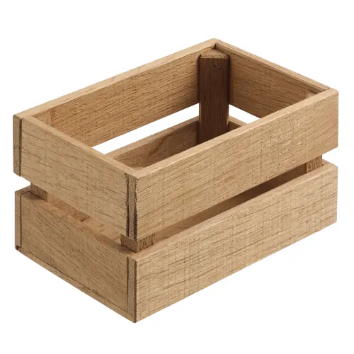 Holzkiste Wantage ohne Griff Eiche