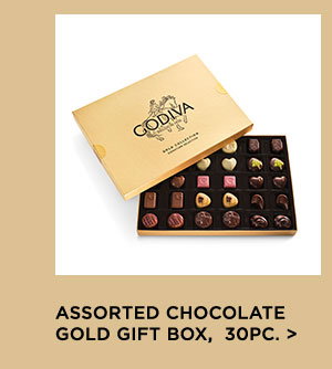 Assoerted Chocolate Gold Gift Box, 30PC. >