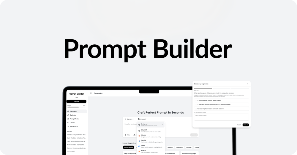Shop Prompt Builder