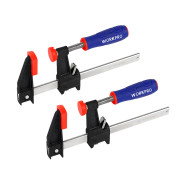 WORKPRO WP232030 150mm (6") Steel Bar Clamps - Pack of 2