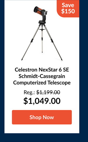 Celestron NexStar 6 SE Schmidt-Cassegrain Computerized Telescope