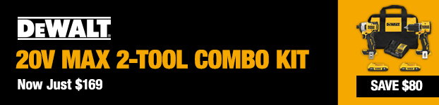 DeWalt 2-Tool Combo Kit, Save $80