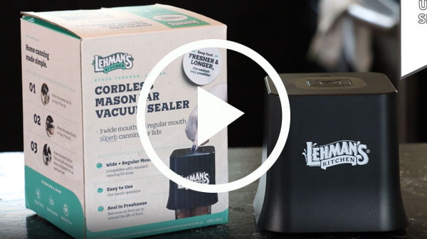 See how to use the Mason Jar Vacuum Sealer