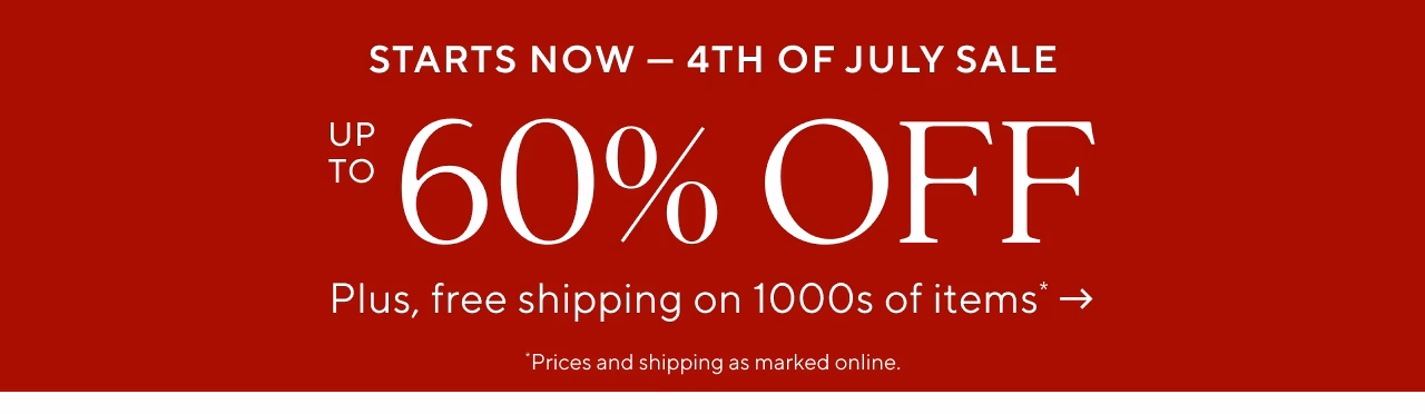 4th of July Sale