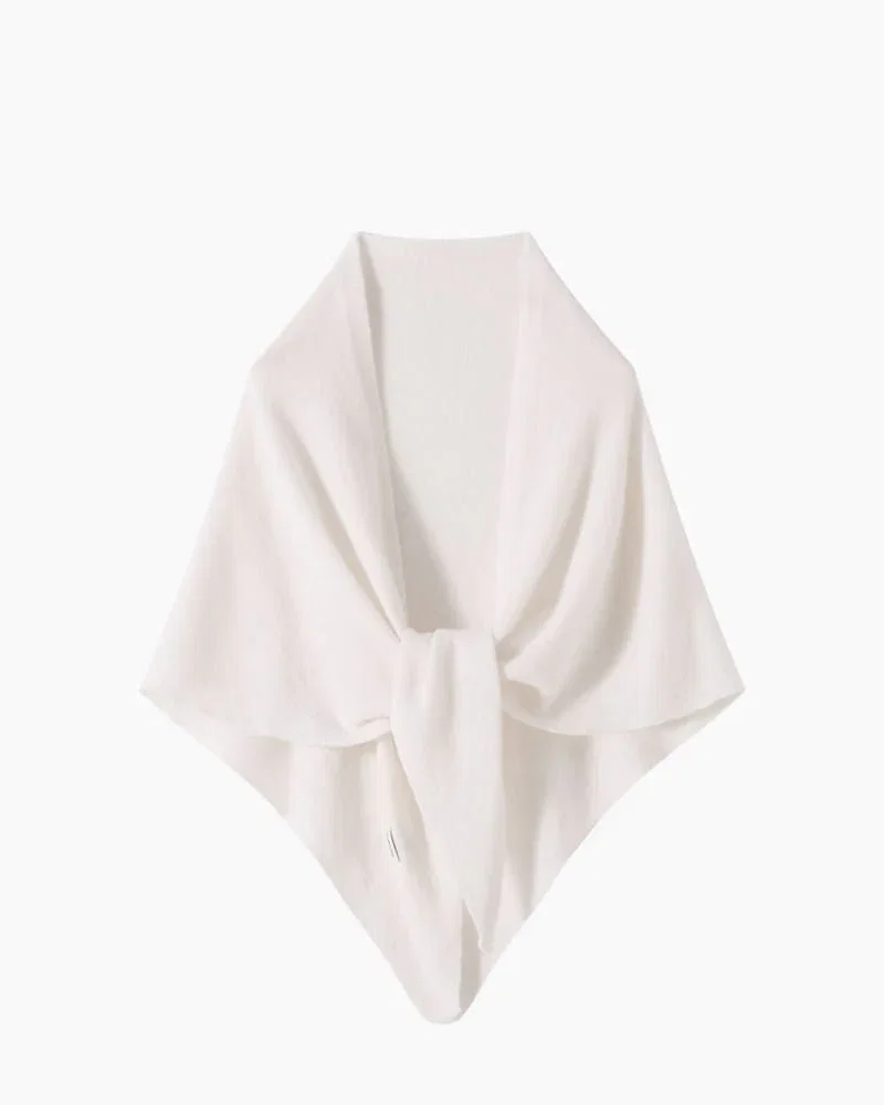 Cozy Winter Outdoor Knitted Wool Triangle Scarf Wrap