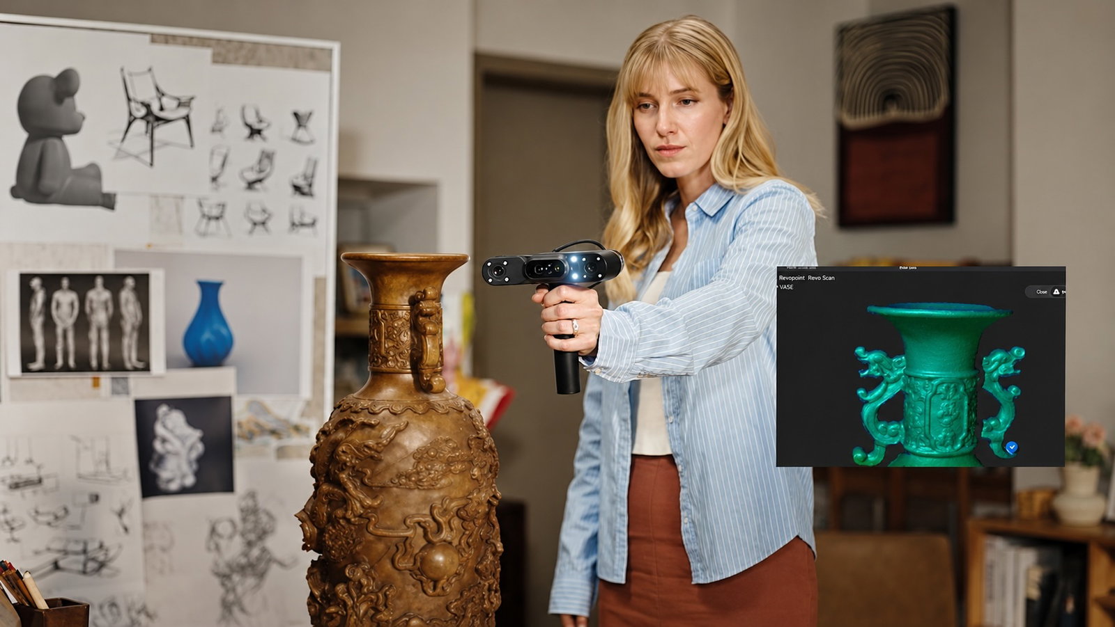 Revopoint POP 4 3D Scanner lifestyle