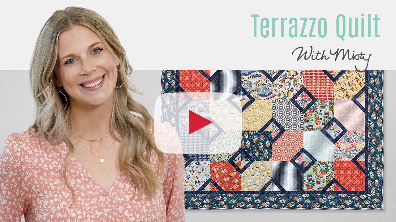 Terrazzo Quilt with Misty