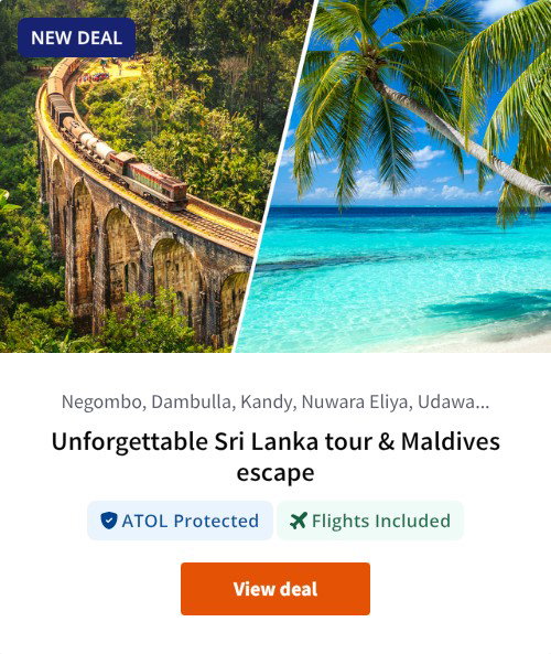 Unforgettable Sri Lanka tour &amp; Maldives escape