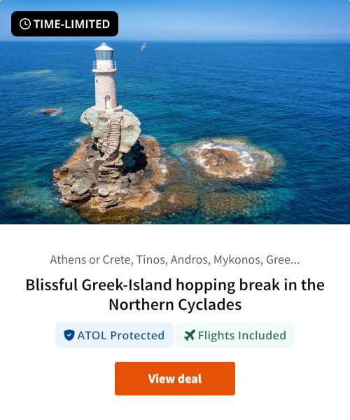 Blissful Greek-Island hopping break in the Northern Cyclades