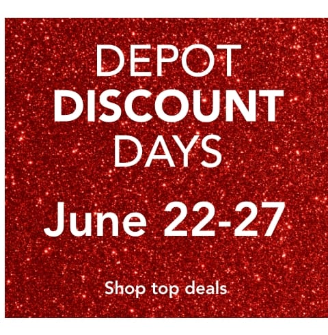 depot discount days