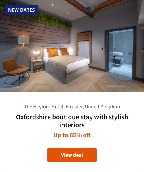 Oxfordshire boutique stay with stylish interiors
