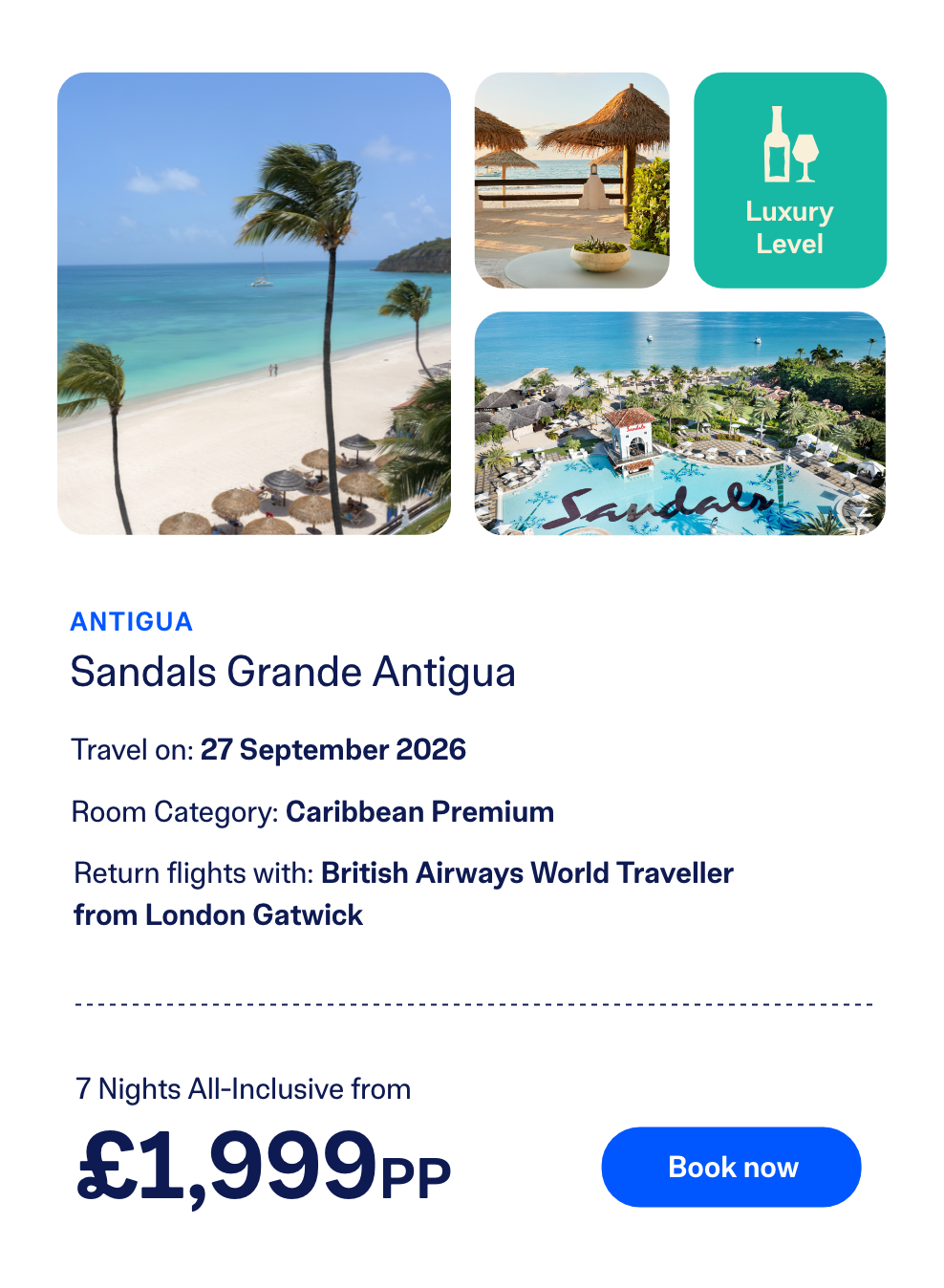 Sandals Grande Antigua | Book Now