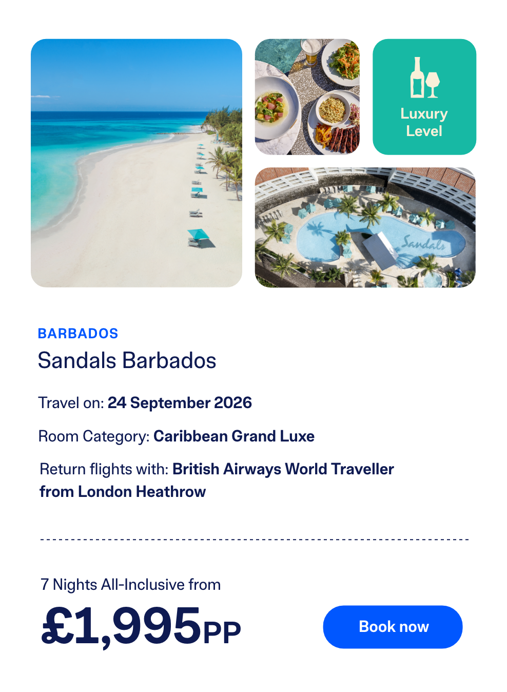 Sandals Barbados | Book Now
