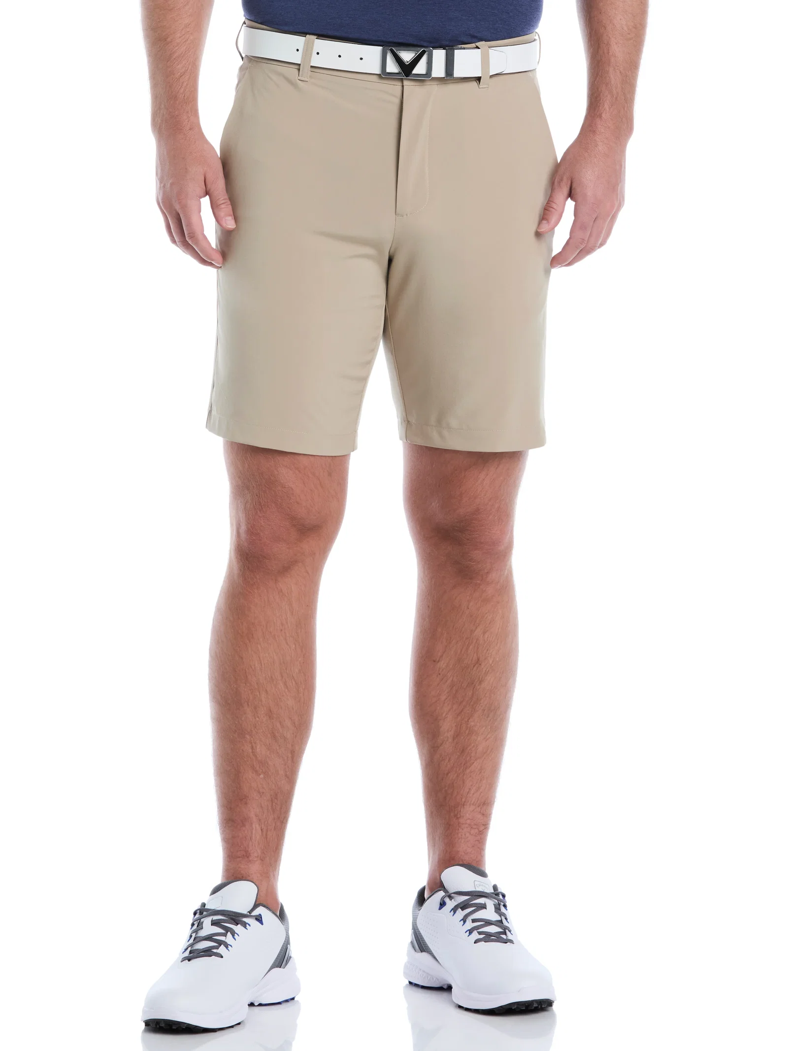 Image of Mens 9" Flat Front Stretch Golf Short