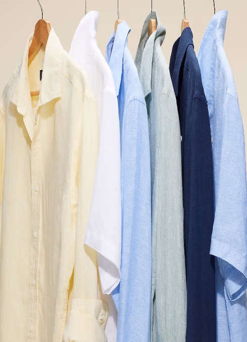 Linen Shirts Starting at $49.50