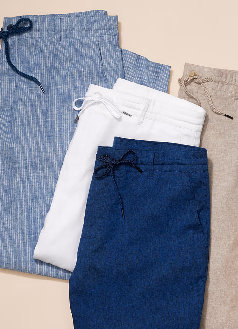 Linen Shorts Pants Starting at $69.50