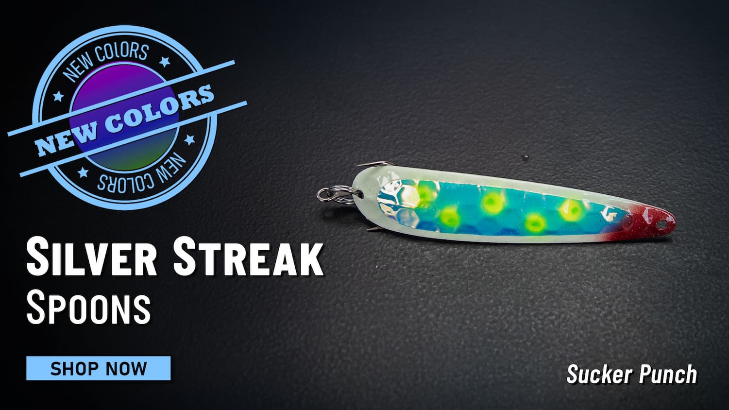 New Colors Silver Streak Spoons Sucker Punch Shop Now