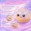 12PCS Glitter Dumpling Squishy,Mini Real Bun Dumplings Stress Relief Set Pack Box,Crazy Fun Balls Toys Fidget Cute Sensory
