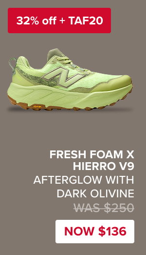 Fresh Foam X Hierro v9 AFTERGLOW with DARK OLIVINE