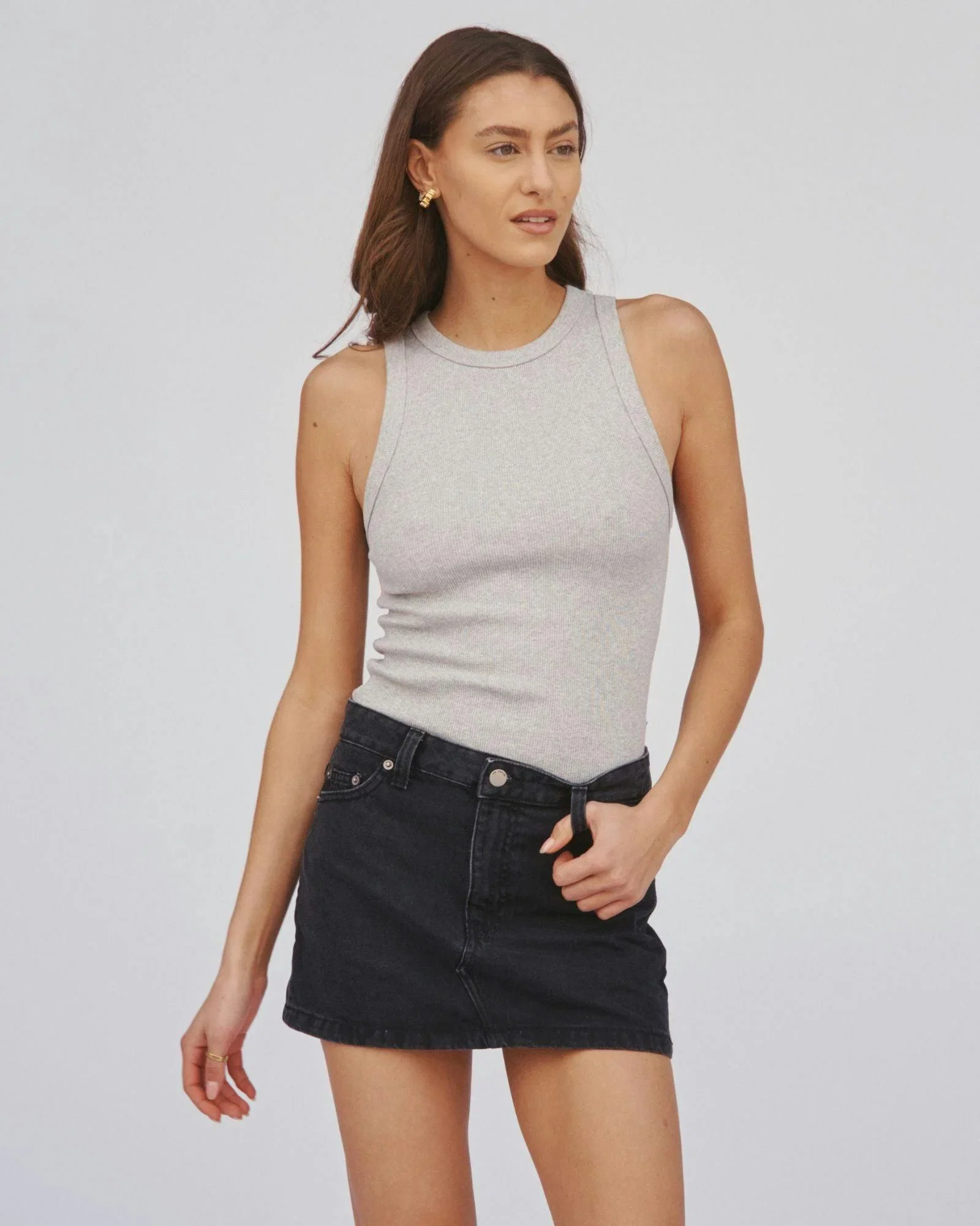 Ziggy Mid Skirt - Black Used