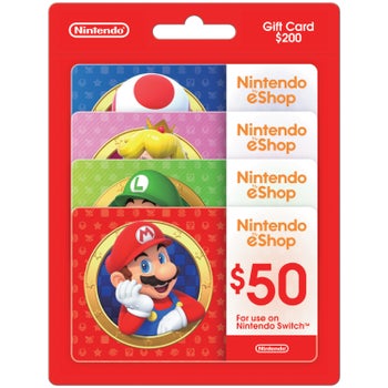 Nintendo eShop - Four $50 eGift Cards