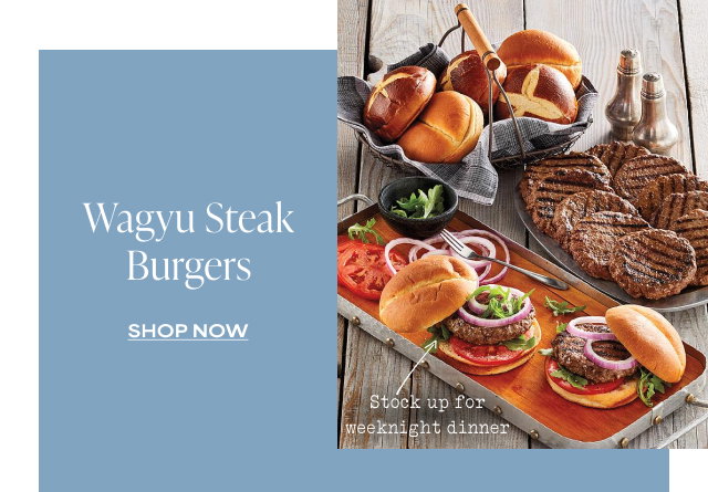 Wagyu Steak Burgers 