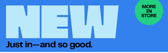 Just in—and so good.
