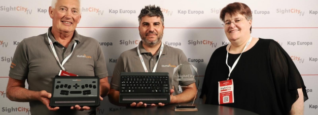 The BrailleNote evolve is showcased at SightCity, where it received the People’s Choice Award.